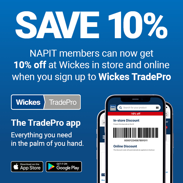 NAPIT has partnered with Wickes Tradepro